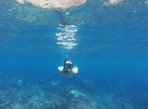 Emily Proud Scuba Diving
